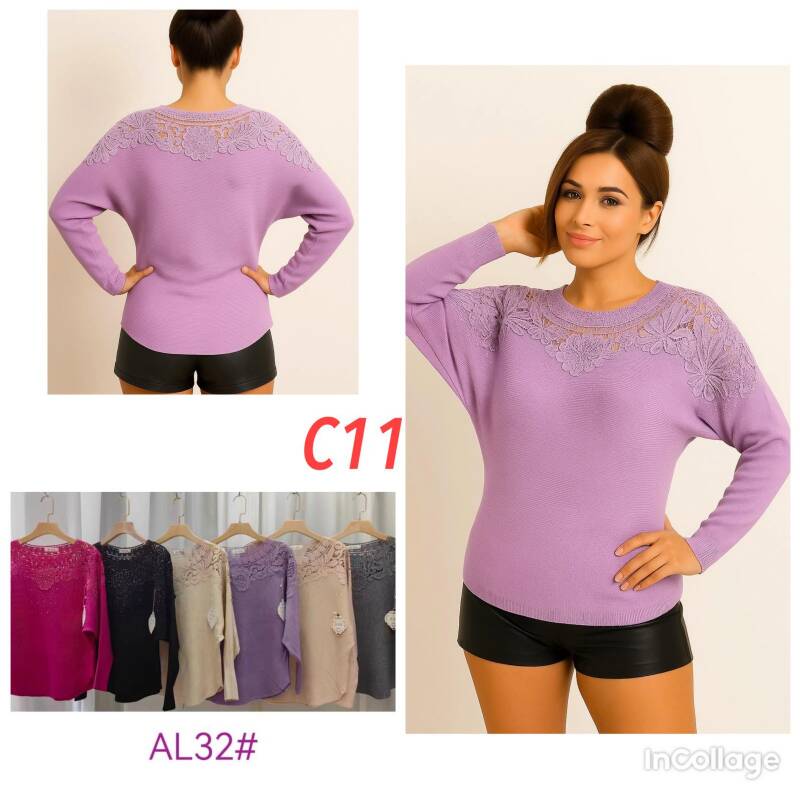 Bluzki damskie Roz L-3XL, Mix Kolor .Paczka 10 szt